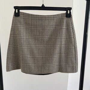 Reformation Plaid Mini Skirt